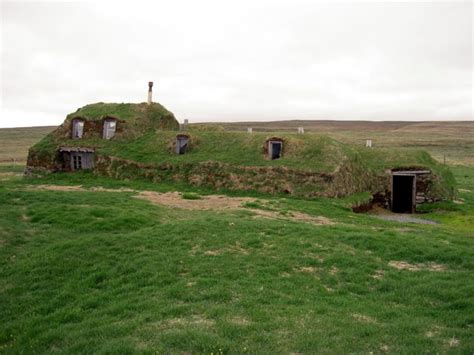 Beautiful surviving examples of the traditional Icelandic turf house ...