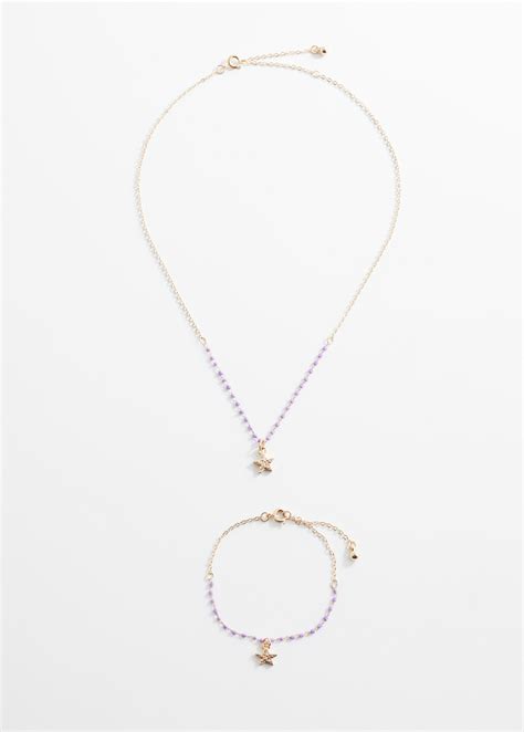 Set de colier și brățară - Fete | MANGO OUTLET Romania