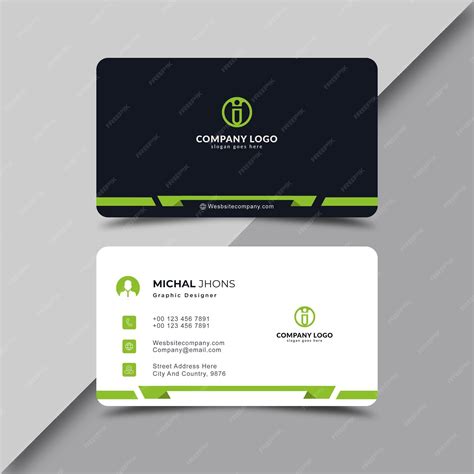 Simple Name Card Design 的图像结果