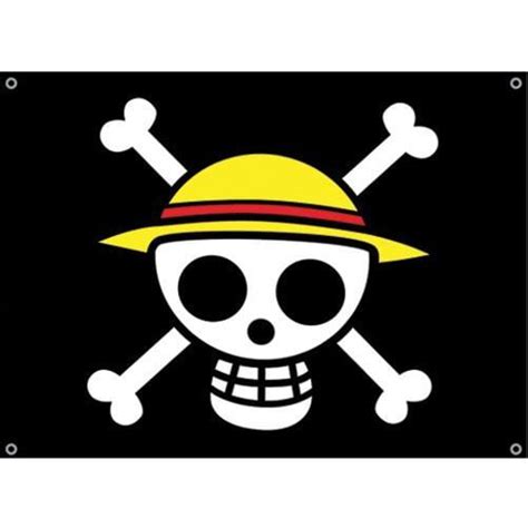 Buy GE Animation GE-6468 One Piece Luffy's Straw Hat Pirate Flag Online ...