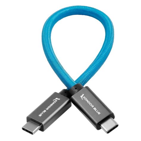 Kondor Blue USB C to USB C High Speed Cable for SSD Recording Standar