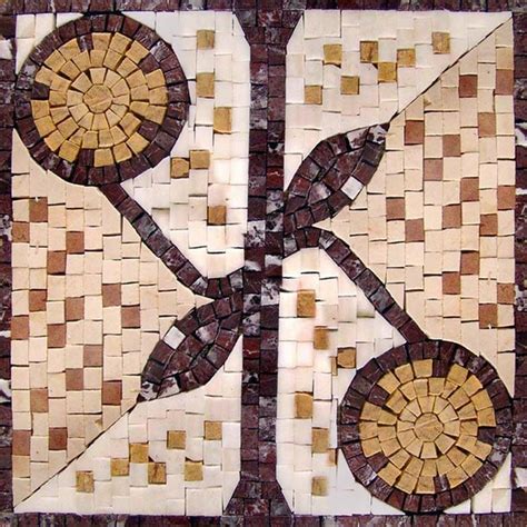 Balance Abstract Art-Tile Mosaic Patterns - Mediterranean - Mosaic Tile - by MozaicoArt