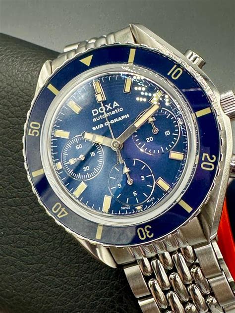 Doxa SUB 200 C-Graph Blue Dial CoSC 45mm Swiss Automatic 200m... for Rs ...