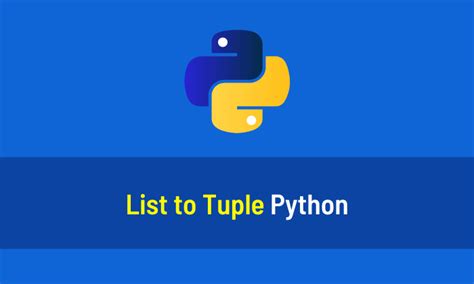 List to Tuple Python 的图像结果