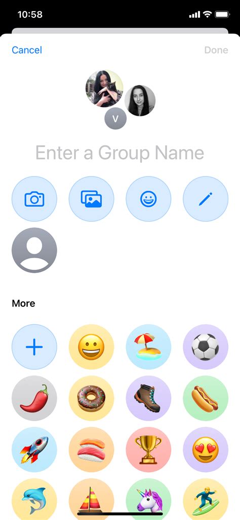 IMessage Group Chat 的图像结果