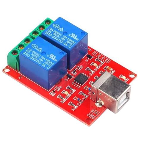5V 2 channel USB PC Intelligent Control Relay Module– Robotronic