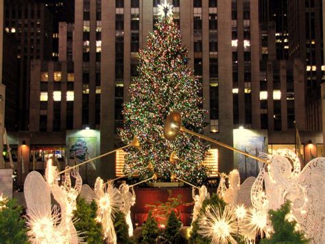 New York Times Square Christmas Tree Wallpapers - Top Free New York ...