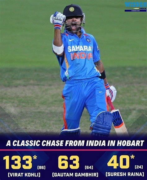 3 reasons why Virat Kohli's unbeaten 133 vs Sri Lanka in Hobart remains ...