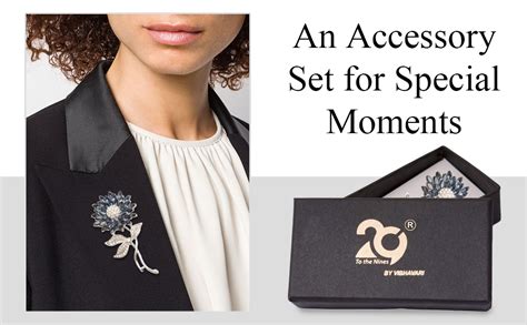 To The Nines Metal Floral Lapel Pin/Brooch for Men and Women : Amazon ...