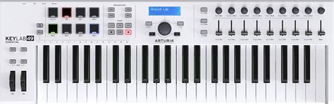 Arturia KeyLab Essential 49 Universal Midi Keyboard Controller - White ...