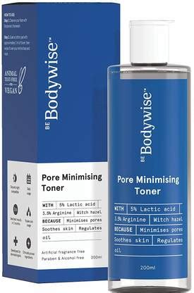 Bodywise 5% Lactic Acid Pore Tightening Toner for Open Pores | Arginine ...