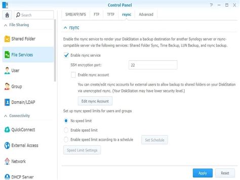How To Sync Synology NAS to NAS via Rsync