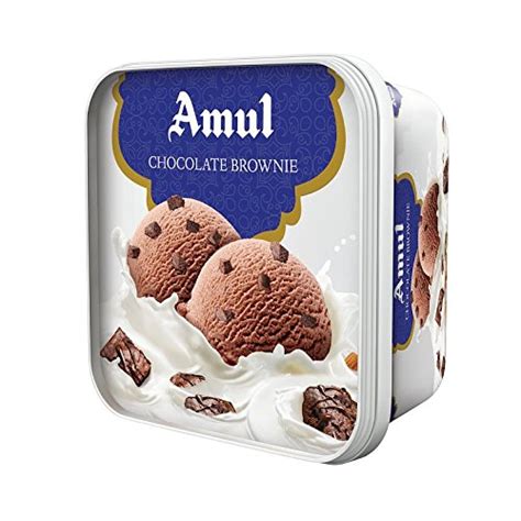 Amul Ice Cream, Chocolate Brownie, 1L : Amazon.in: Grocery & Gourmet Foods