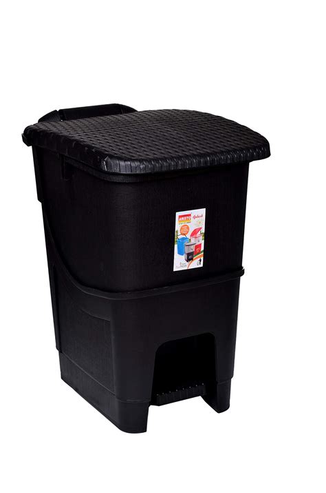Aristo Plastic Biomedical Waste Plastic dustbin with Step-On Pedal ...