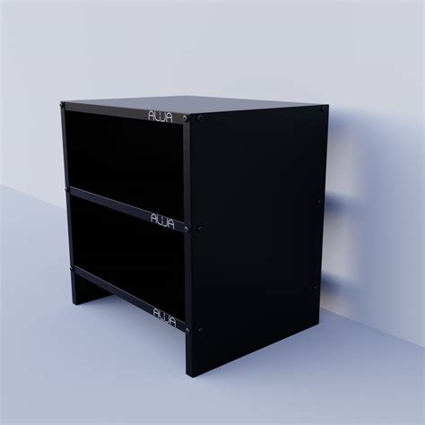 Solid Metal Bookcase/Library/Book Shelf/Rack (24"H x 23"L x 18"D) With ...