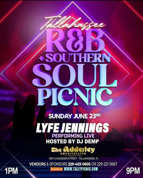 Tallahassee R&B and Southern Soul Picnic, 1001 S Gadsden St ...