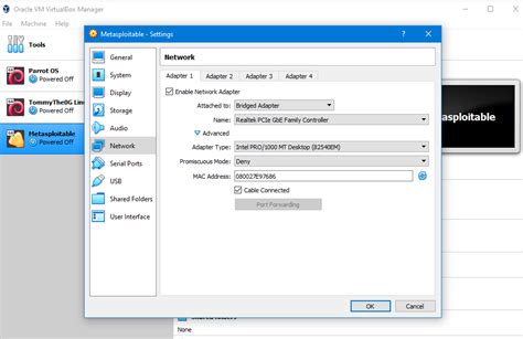 Image result for Image VirtualBox Kali Linux and Metasploitable