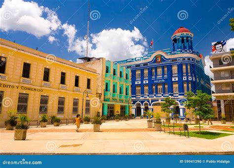 CAMAGUEY, CUBA - SEPTEMBER 4, 2015: Street View of Editorial Image ...