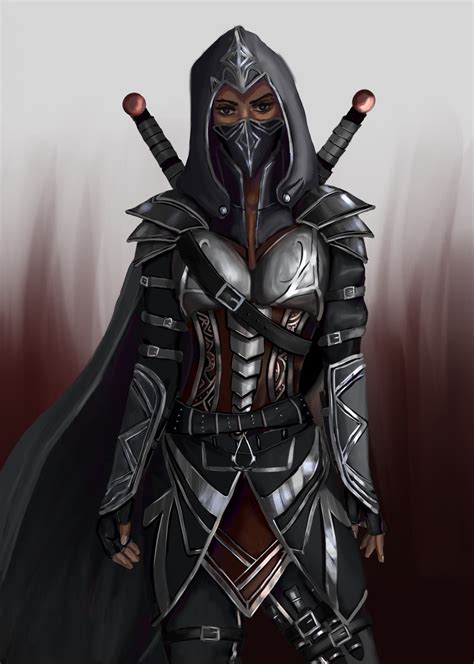 Female Assassin by HarmoniousRose on DeviantArt