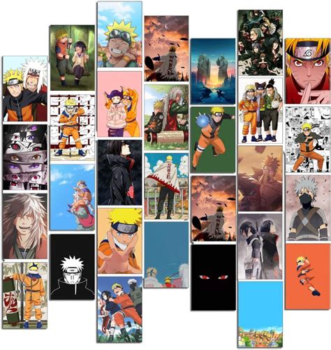 Kitty Cat® Naruto Anime Aesthetic Wall Collage Kit | 30 Unique Poster ...