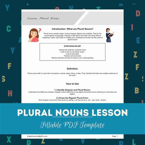Plural Nouns Quiz: Test Your English Grammar Skills - EnglishLearningByPro