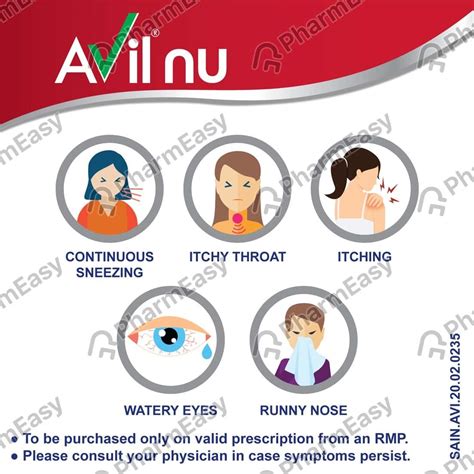 Avil Nu 10 MG Tablet (10): Uses, Side Effects, Price & Dosage | PharmEasy