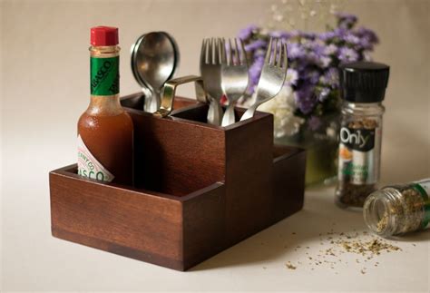 Wooden Condiment Stand Small – The Pitara Project