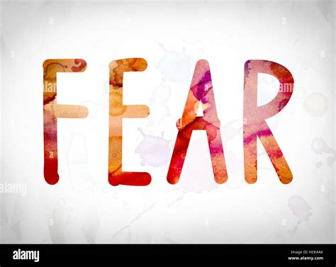 Fear Word Art Graffiti Spuitverf Word No Fear Geïsoleerde Vector