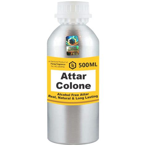 Parag Fragrances Colone Attar 500ml Wholesale Pack Attar (Alcohol Free ...