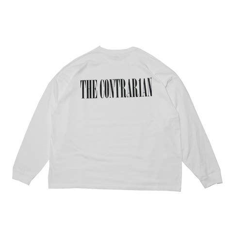THE CONTRARIAN / BIG SIZE BOX SILHOUETTE LS T-SHIRTS -WHITE- | THE ...