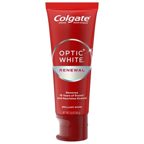 Experience visibly whiter teeth in 3 days* with Colgate Optic White Pro ...