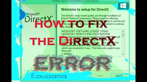 How to Fix DirectX Error Install 的图像结果