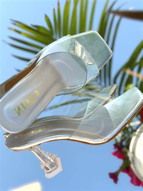GNIST Silver Transparent Stilettos Clear Heel | Latest Footwear Trend 👠 ...