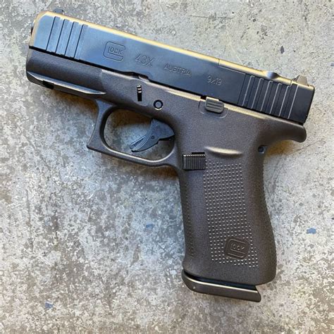 GLOCK model 43X MOS 9mm, w/ 2x 10 round magazines, standard sights ...