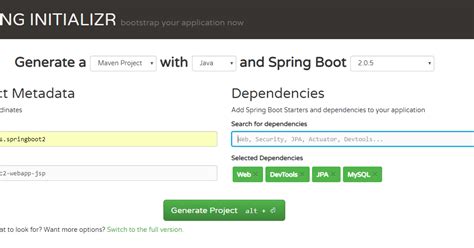 Spring Boot Web Application 的图像结果