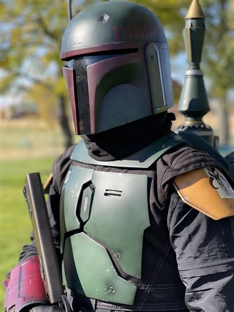 Just finished my Boba fett costume, and I'm ready to collect Halloween ...