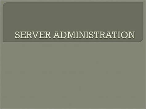 Server Administration Tips 的图像结果