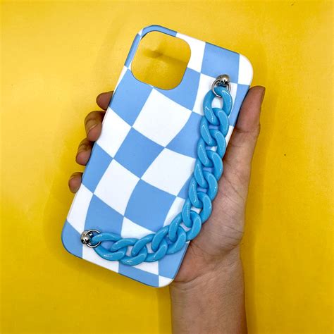 WaveBlox Blue Chain Phone Cover – Casebasket