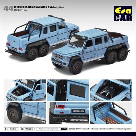 Era Car #44 Mercedes-Benz G63 AMG6X6 Baby Blue Scale 1:64 – Mobile ...