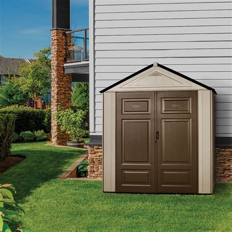 Rubbermaid Big Max Junior 3 ft. 5 in. x 7 ft. Storage Shed & Reviews ...