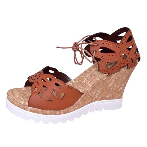 Platform Heel Sandal - National Handloom Corporation