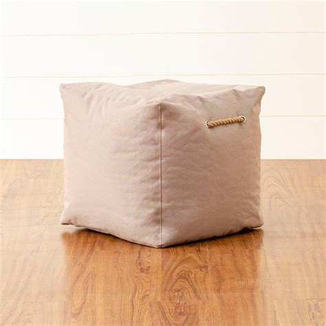 Buy Camilla Fabric Pouffe - Beige from Home Centre at just INR 2499.0