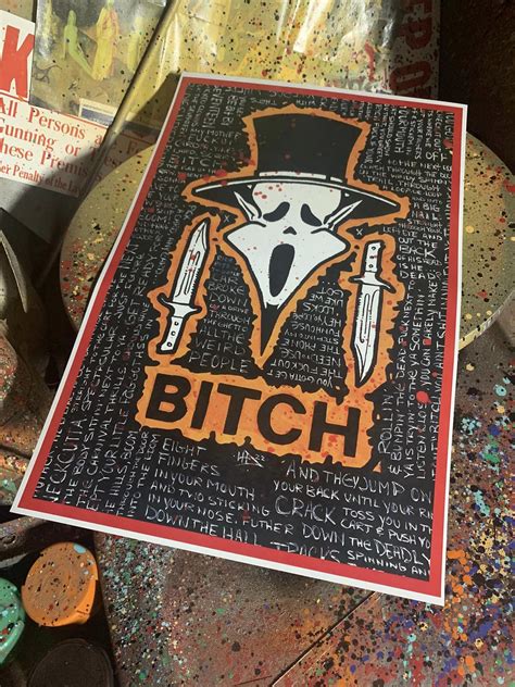 THE RINGMASTER + SCREAM - "BITCH" .(print) - Diesel's Artistic ...