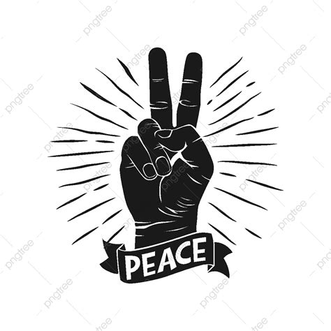 Peace Symbol Fingers