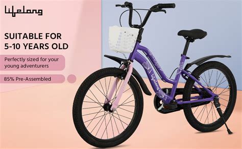 Buy Lifelong 20T Cycle for Kids 5 to 8 Years-Rigid Bicycle for Girls ...