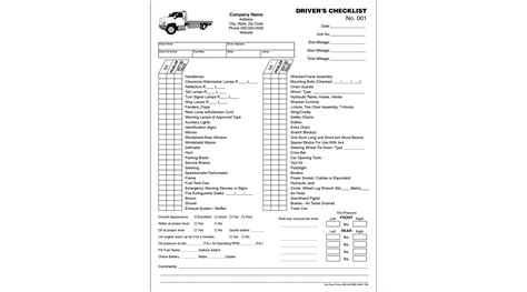 Tow Truck Driver’s Equipment Checklist and Vehicle Inspection