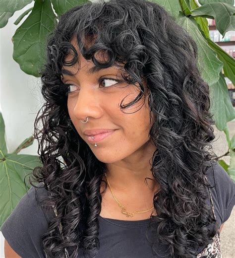 Curly Hair Wolf Cut | Glosty