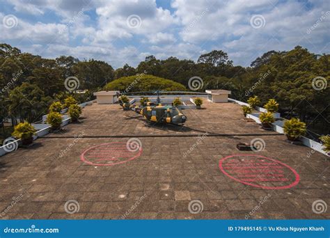 The Helicopter At The Roof Of Independence Palace, Also Known ...