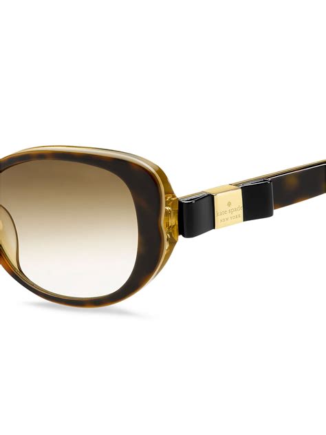 Buy Kate Spade Brown Shaded Plastic Regular Lens Full Rim Round Frames ...