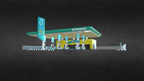 Petronas Gas Station - Download Free 3D model by imin96 [d5e4789 ...